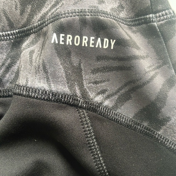 Adidas Black and Gray Performance Leggings - Picture 7 of 7